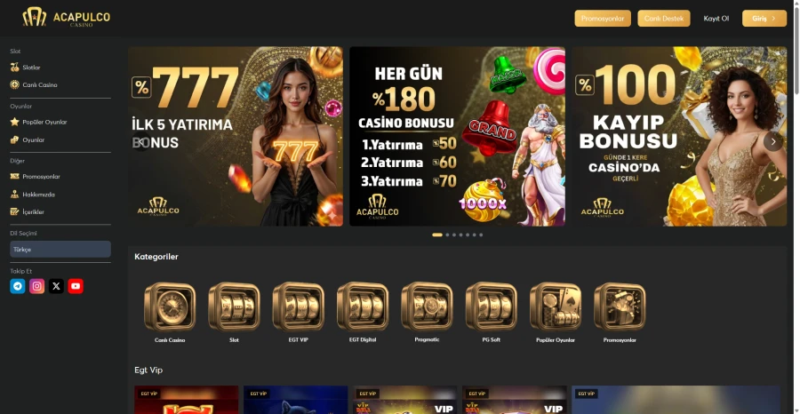 Acapulco Casino ekran görüntüsü