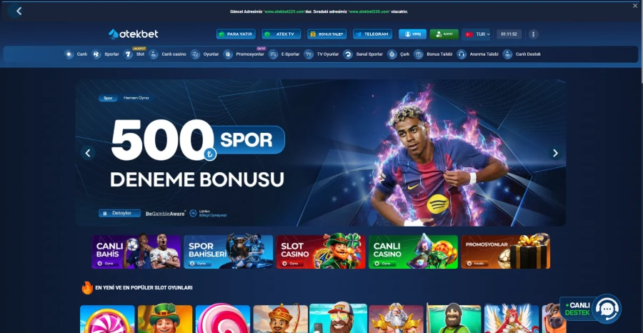 Atekbet ekran görüntüsü