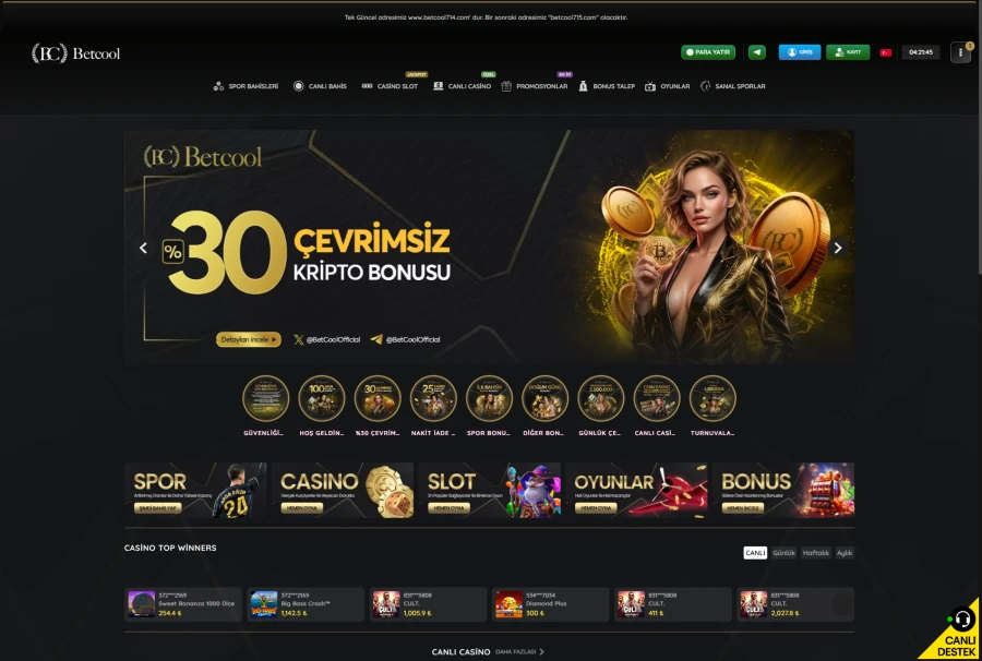 Betcool ekran görüntüsü