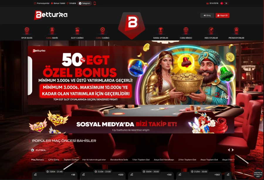 Betturka ekran görüntüsü