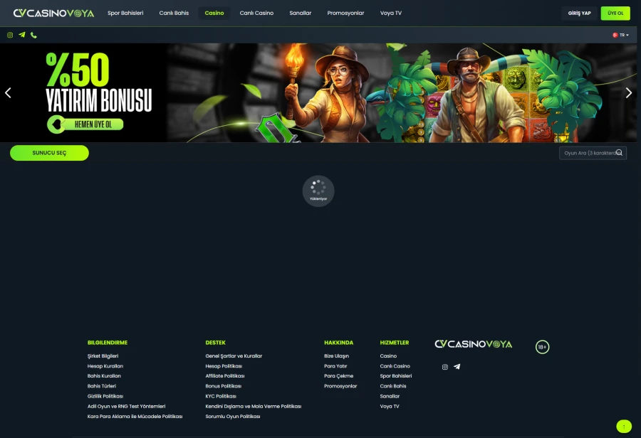 Casino Voya ekran görüntüsü
