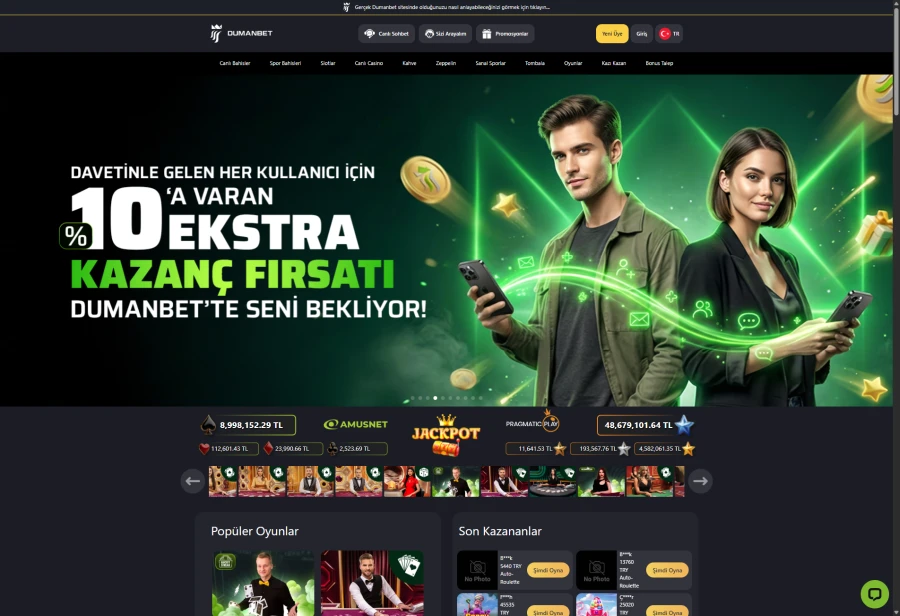 Dumanbet ekran görüntüsü