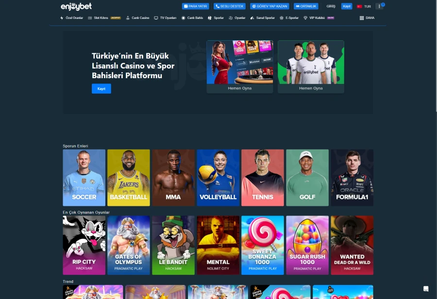 Enjoybet ekran görüntüsü