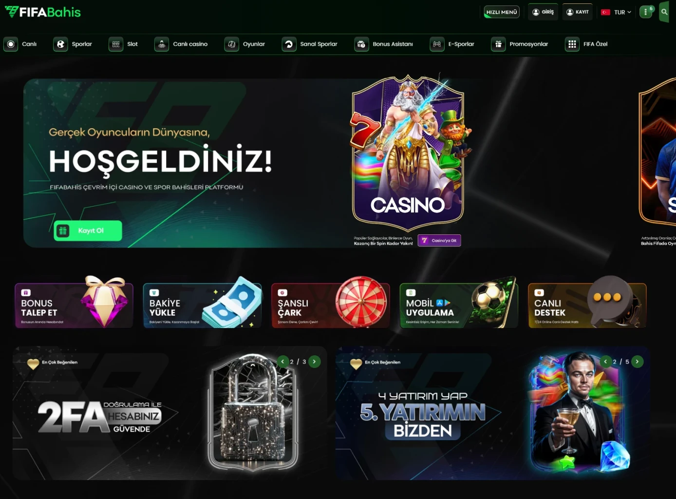 Fifa Bahis ekran görüntüsü