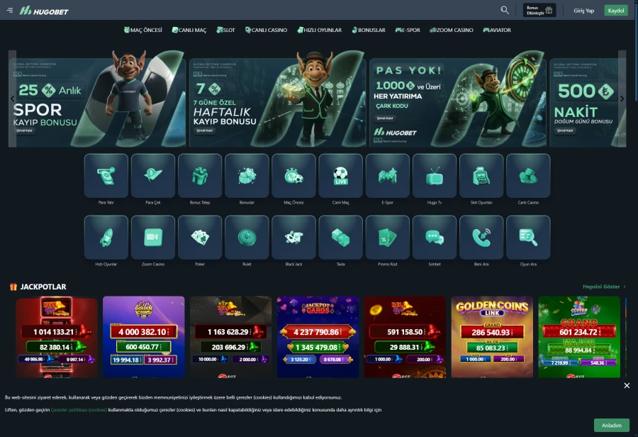 Hugobet ekran görüntüsü