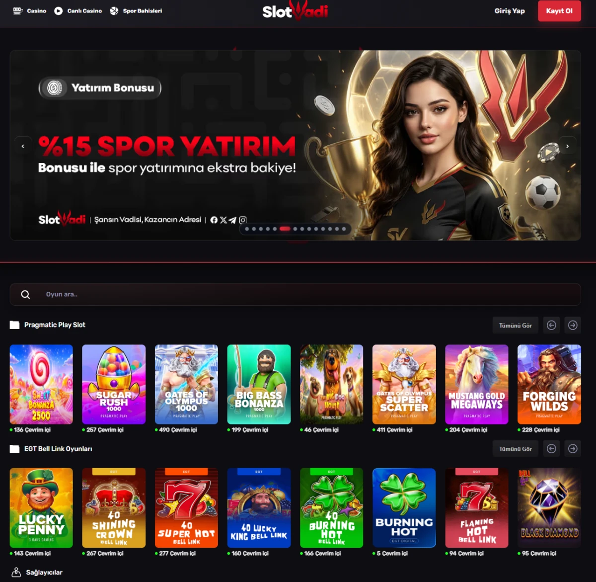 Slot Vadi ekran görüntüsü