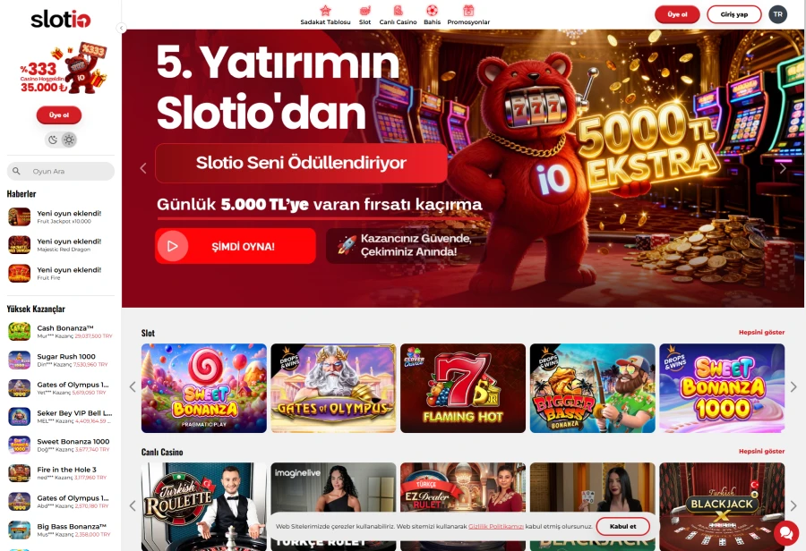 Slotio ekran görüntüsü