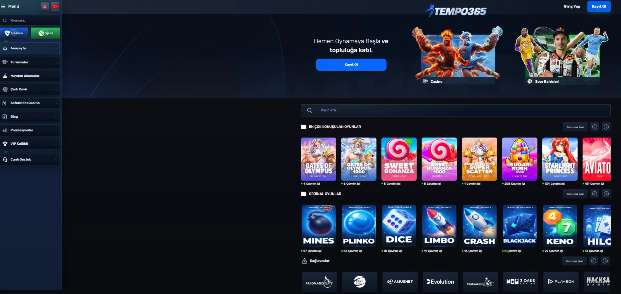 Tempo365 ekran görüntüsü
