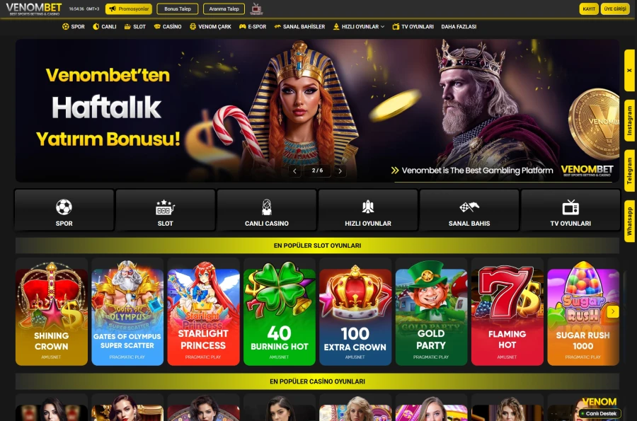 Venombet ekran görüntüsü